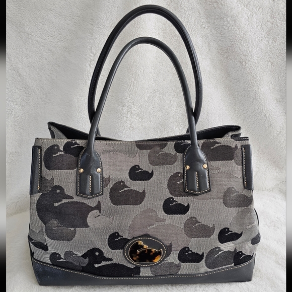 Dooney & Bourke Handbags - *️⃣EUC RARE DOONEY & BOURKE Large Black Champtote